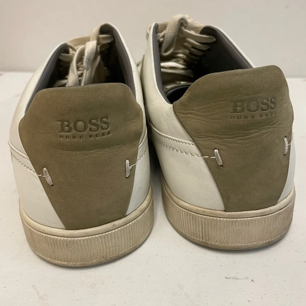 HUGO‎ BOSS Two Tone Leather Trainers / Sneakers Size 46 US 13